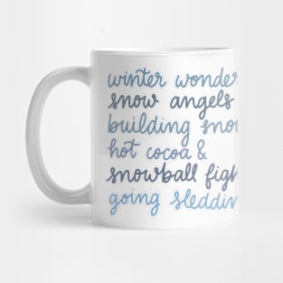 winter wonderland Mug